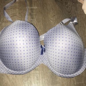 Lavender Polk a dot T-Shirt bra 42D